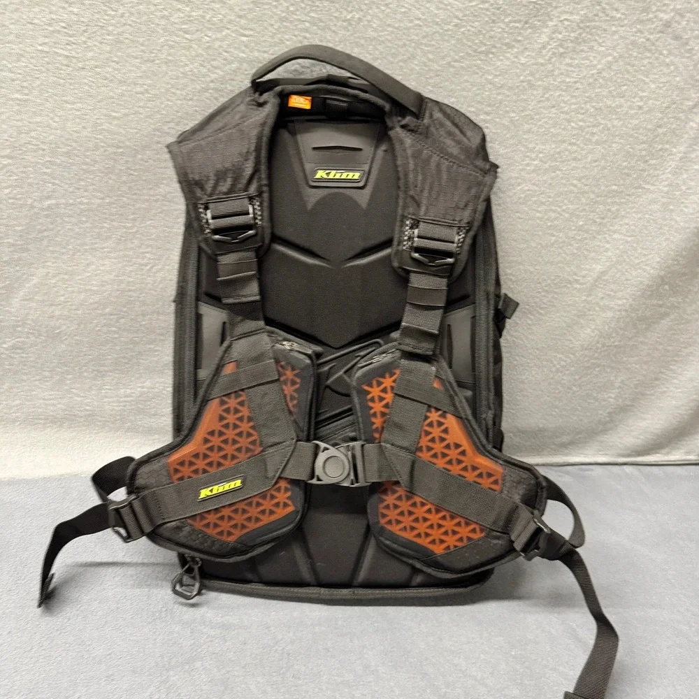 Klim Backpack Adult D30 Tek Tech Pak Black Moto Armored Lockable CLEAN